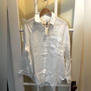 Brand new oversized button down white Banana Republic shirt.